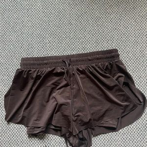 Black athletic shorts